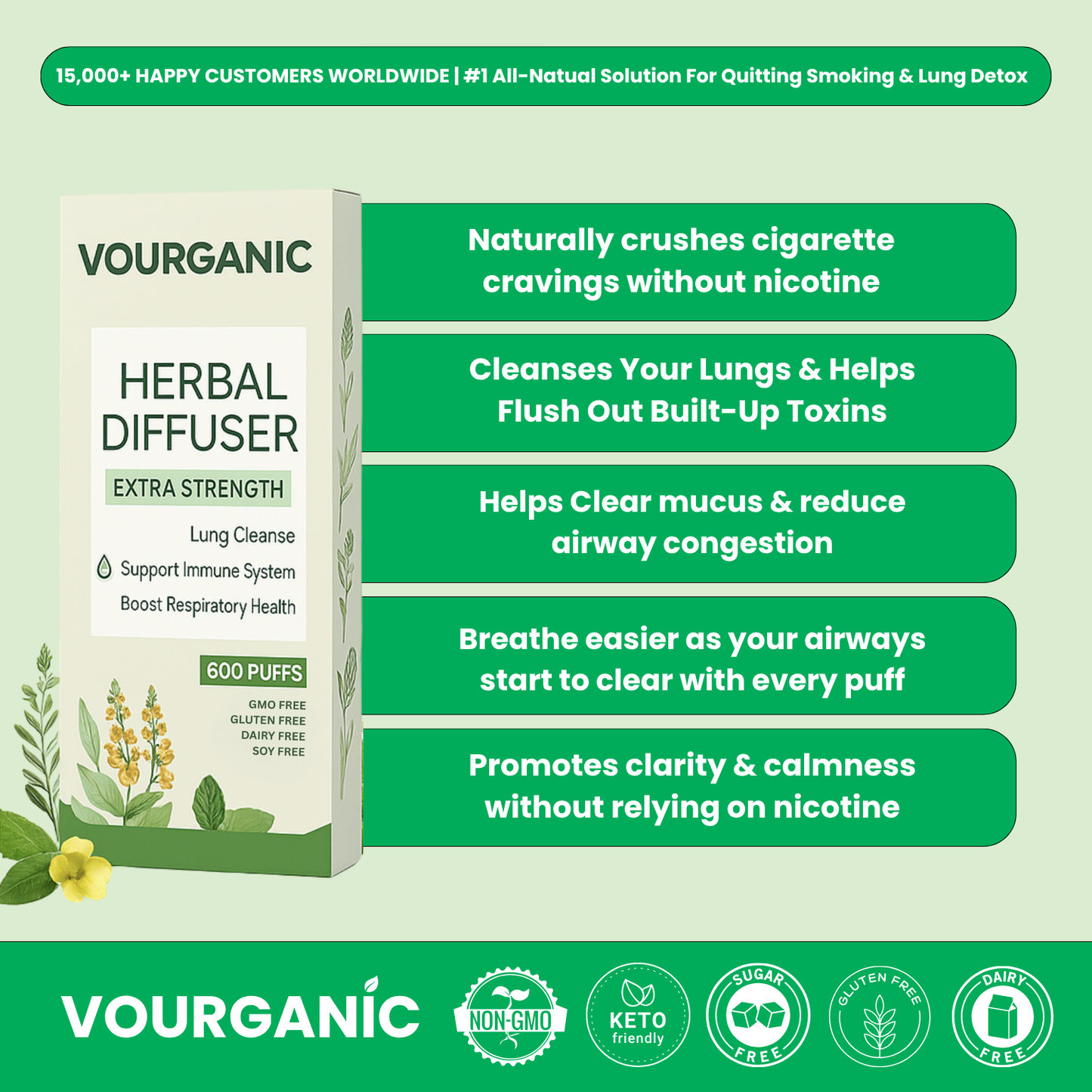 VOURGANIC® Herbal Diffuser