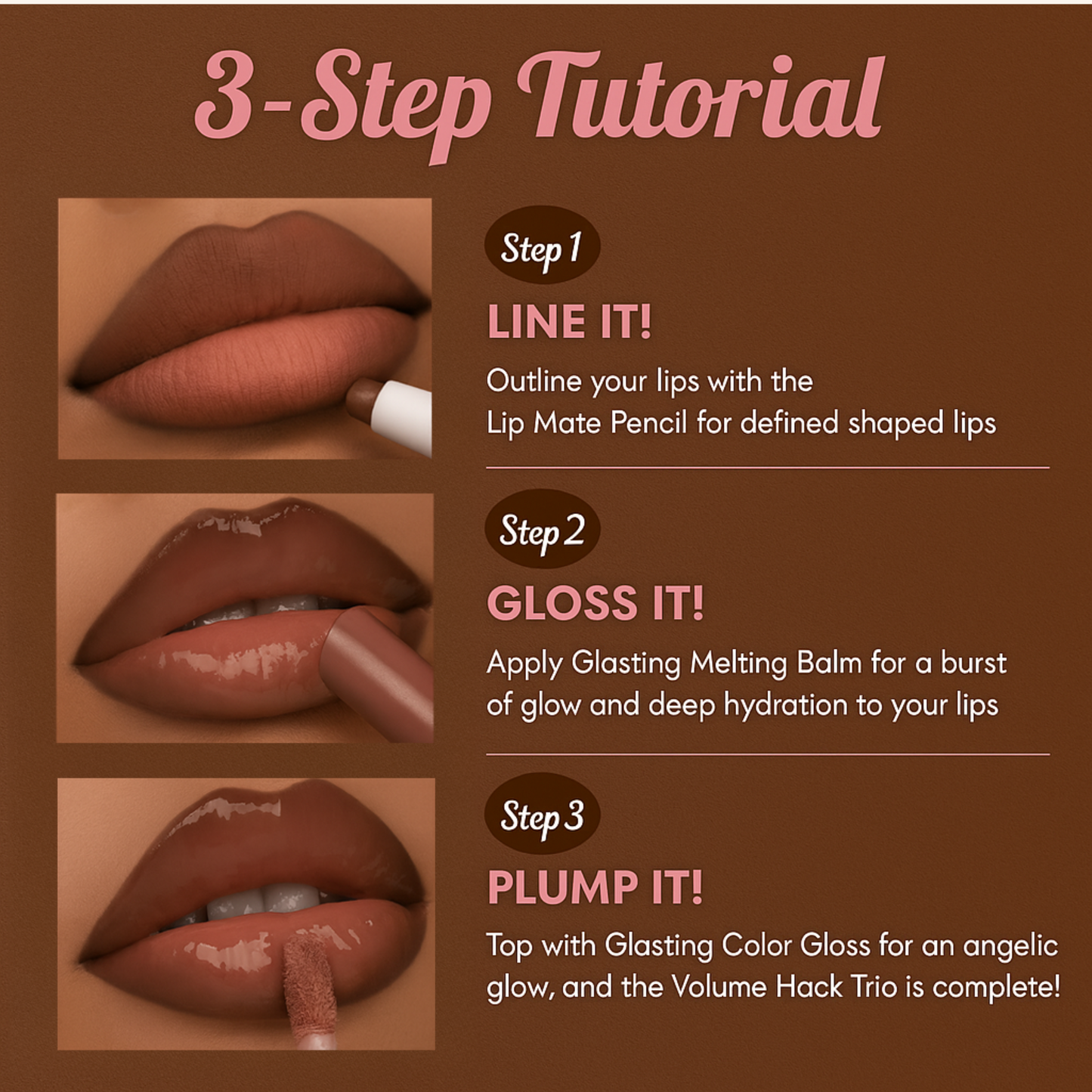 Lip Volume Hack Trio