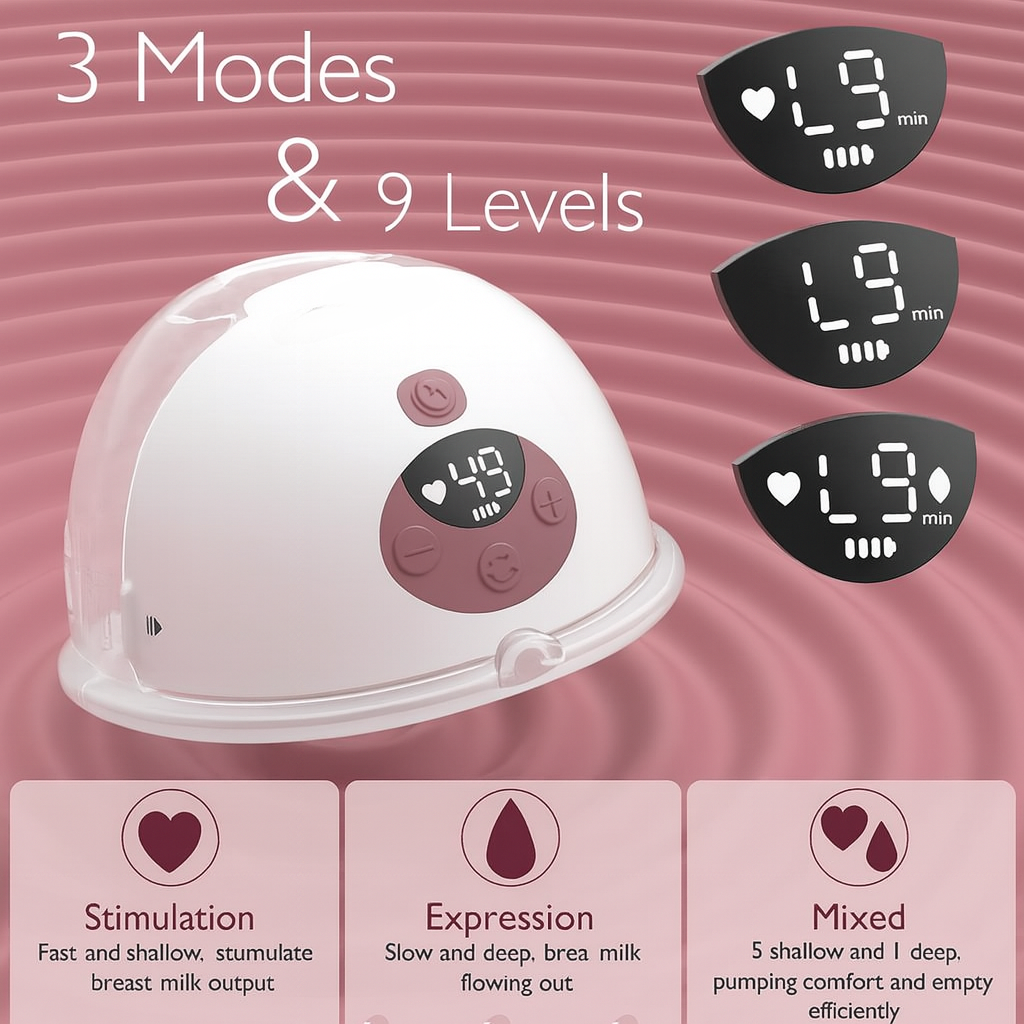 All-in-one M5 Wearable Breast Pump