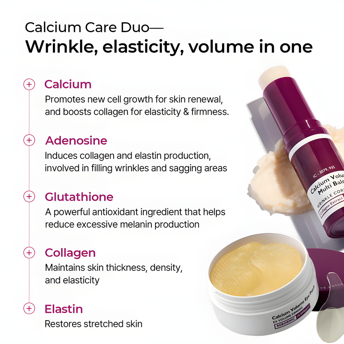 Calcium Volume Multi Balm & Eye Patch