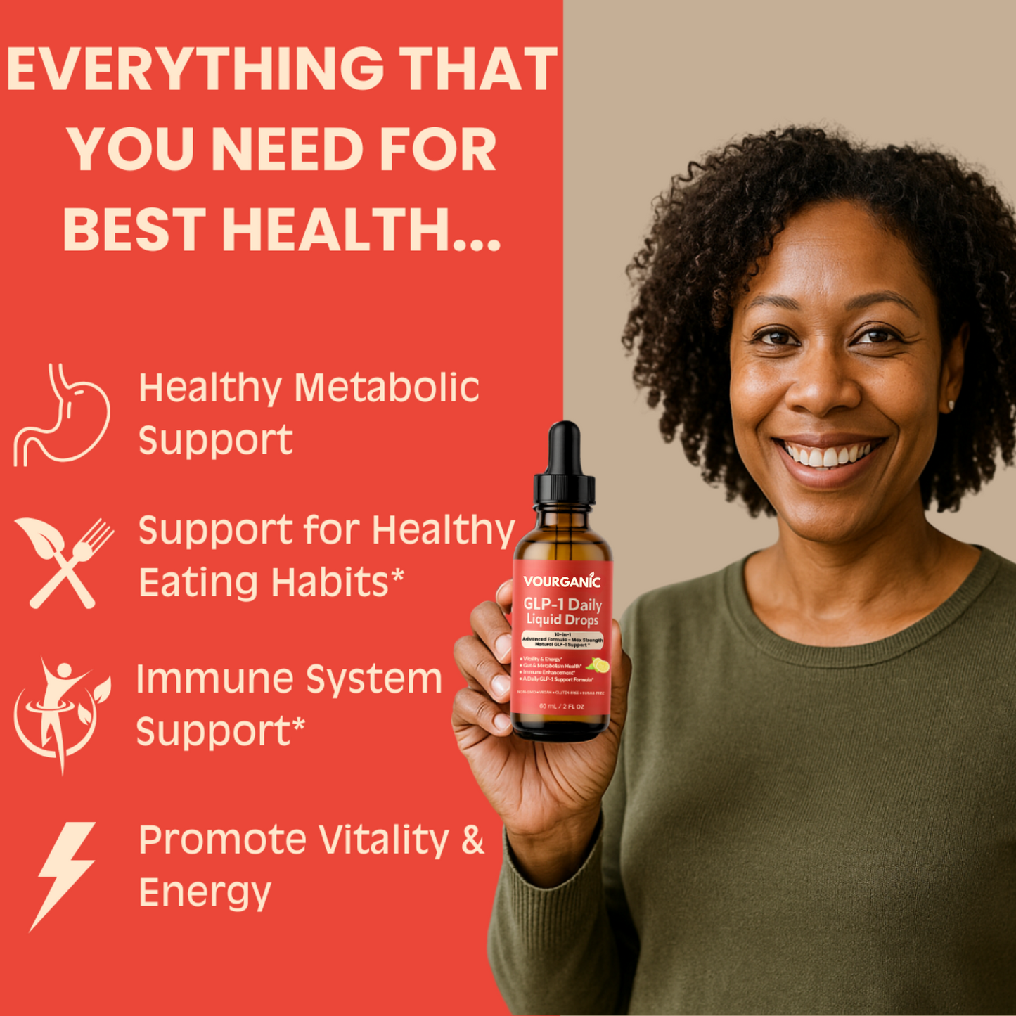 VOURGANIC® GLP-1 Daily Liquid Drops