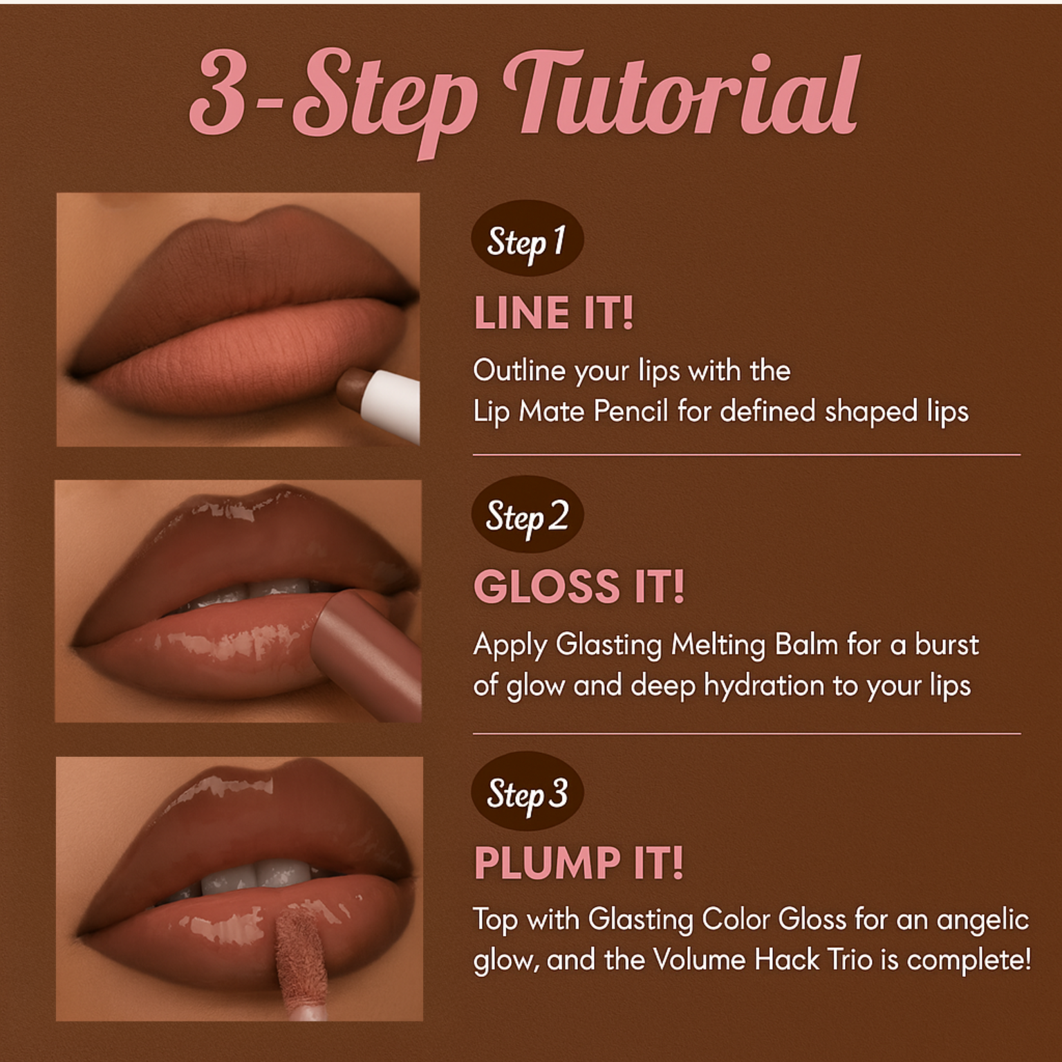 Lip Volume Hack Trio