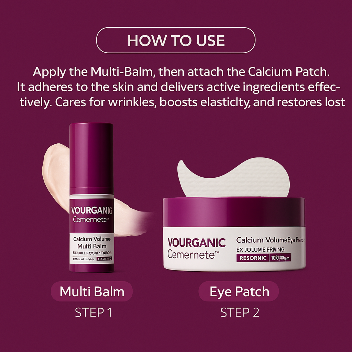 Calcium Volume Multi Balm & Eye Patch