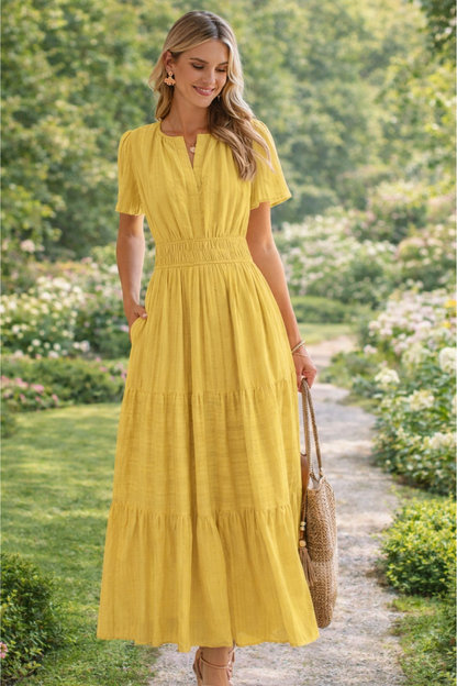 Boho Breeze Summer Maxi Dress