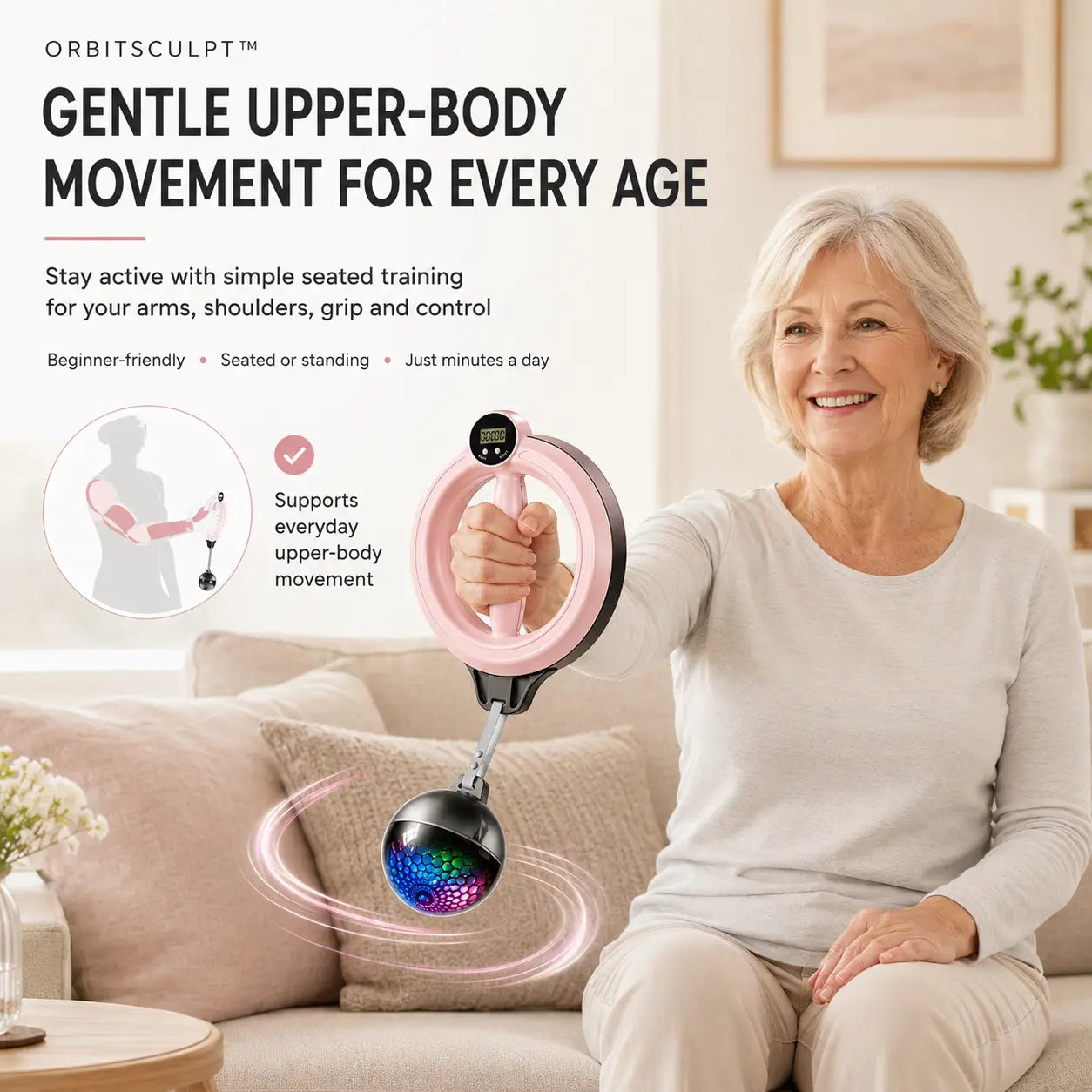 OrbitSculpt™ 360° Upper-Body Toning Trainer