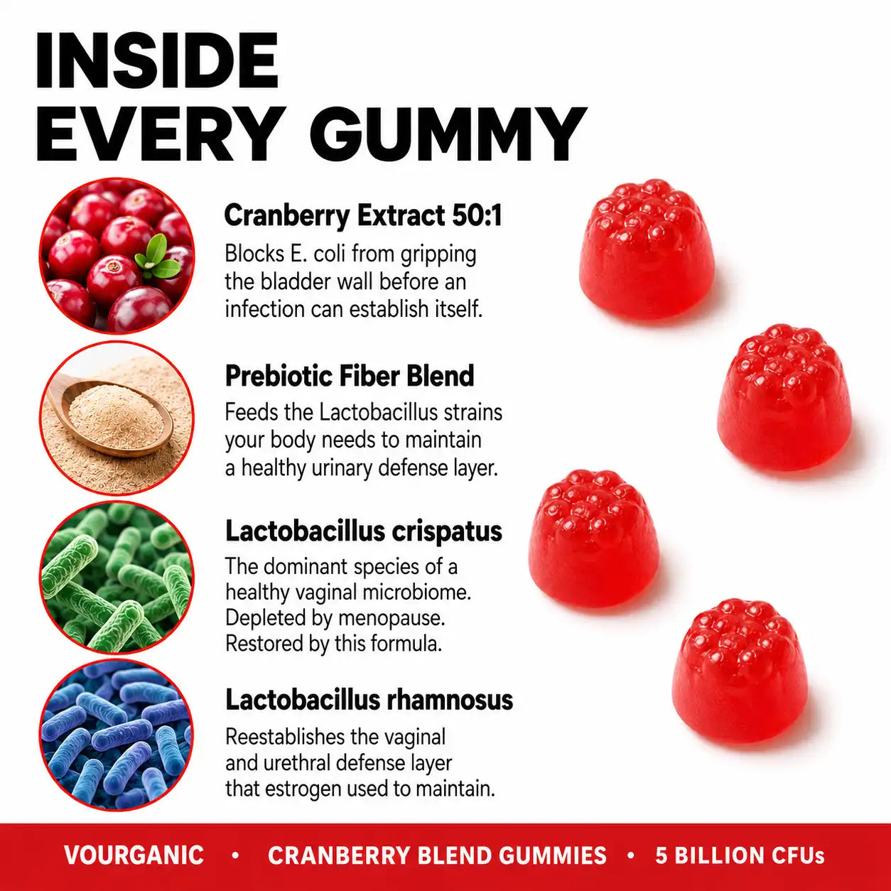 VOURGANIC® Urinary Defense Gummies