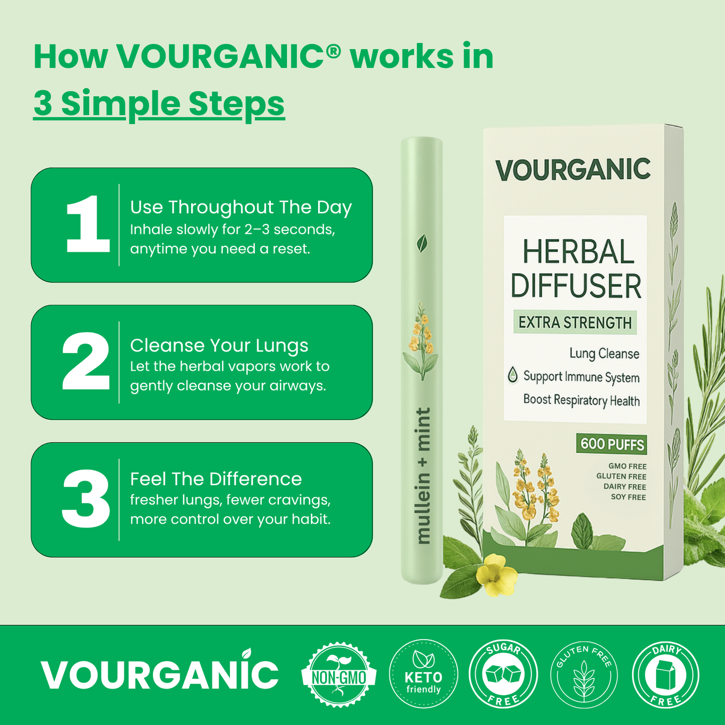 VOURGANIC® Herbal Diffuser