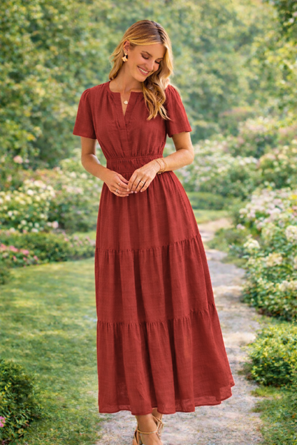 Boho Breeze Summer Maxi Dress